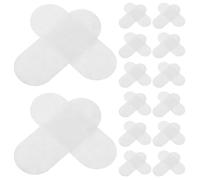 Toyvian 100 Piezas Almohadillas de Fieltro para Pasadores, Almohadillas de Fieltro para Tocado Diy, Color Claro, Ligeras, Base Estable y Cómoda, para Manualidades y Proyectos de