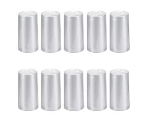 Toyvian 100 Piezas Cápsulas Termorretráctiles para Botellas de Vino Tapas de Sellado de Material Plástico Duradero con Pestañas para Fácil Apertura para Uso Bodegas y Hogares