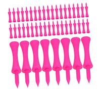 Toyvian 100 Piezas Golf Tees de Plástico Tees Ajustables para Práctica Accesorios Resistentes para Adultos Campos y Entrenamiento
