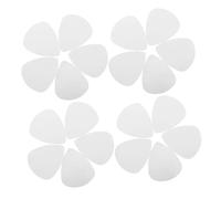 Toyvian 100 Piezas Plectros para Acero Inoxidable Diseño de Borde Resistentes y Cómodos Accesorios para Guitarra Acústica y Eléctrica Aptos para Principiantes y Músicos de Rock y Jazz