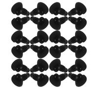 Toyvian 100 u Narices Corazón para Peluches y Amigurumi, Accesorios de Ganchillo Portátiles para Manualidades DIY y Viaje, Públicos