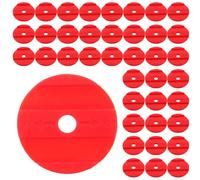 Toyvian 100 Unidades Fichas Redondas de Plástico para Recompensar en Aula, Ideales para Actividades de Bingo y Conteo Matemático, Fáciles de Agarrar para