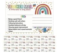 Toyvian 100 Unidades Tarjetas Motivacionales de Incentivo Papel Estucado, Uso Versátil y Formación de Hábitos en Casa y Aula para Padres y Profesores