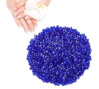 Toyvian 1000 Cristales Acrílicos de Imitación Azul para Decoración de Boda y Manualidades DIY, Material Plástico y Resina, Tamaño 3mm, Estilo Color Brillante y Atractivo
