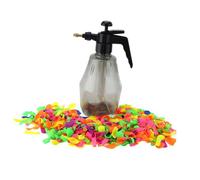 Toyvian 1000piezas Botella De Spray Para Niño Niña Con Globos De Agua Rellenables Juguete De Jardín Para Fiestas Aire Color Aleatorio