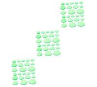Toyvian 108piezas Almohadillas De Silencio Para De Auto-adhesivas Amortiguadores De Sonido Para Práctica De Batería Portátiles y Flexibles