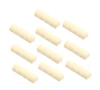 Toyvian 10piezas Almohada De Mandolina Para Guitarra Acústica Bajo Eléctrico Banjo Ukelele Cejuela De Cuerda Partes De Mandolina De Color Mellow