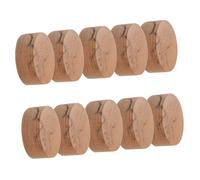 Toyvian 10piezas Almohadilla de Corcho para Saxofón Almohadillas Silenciadoras de Corcho para Saxofón Accesorio Esencial para Práctica Casa o Estudio