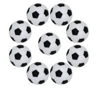 Toyvian 10piezas Bolas De Fútbol De Futbolín De Accesorios Reemplazables para Mesas De Futbolín Resistentes y Duraderas para Competencias y Decoraciones De Cumpleaños