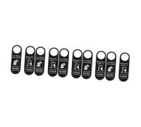 Toyvian 10piezas Cartel Colgante De Privacidad Para Puerta Doble Cara Aviso De No Molestar Señal De Grabación Proceso De Pu Para Oficina y Habitaciones De Hotel