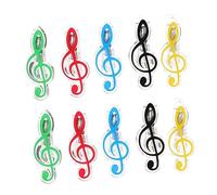 Toyvian 10piezas Clips De Notas Musicales Para Partituras Sujetapáginas De Soporte Para Libros De Música Para Músicos y Compositores