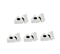 Toyvian 10piezas Micrófono De Entrevista Logo Personalizable De Micrófono Abs Inyección Para Estaciones De Radio y Eventos