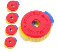 Toyvian 10piezas Tuercas Rápidas Para Platillos De Batería Repuestos De Plástico Para Instalación y Remoción De Platillos
