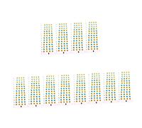 Toyvian 12 Hojas Pegatinas de audio de ukelele pegatina practicando guitarra acorde de guitarra pegatinas guitarras etiquetas etiqueta engomada del diapasón nota pegatinas bajo eléctrico