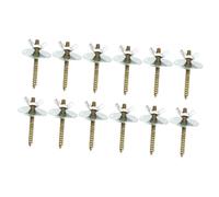 Toyvian 12 Juegos Accesorios de Hardware para Jaulas de Pájaros de Tornillos y Arandelas para Perchas y Comederos Fijación y Durable para Mascotas para Aves Pequeñas