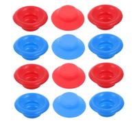 Toyvian 12 Juntas de Sellado para Botellas Tapa Abatible Arandelas de Plástico Resistentes para Botellas de Vidrio y Jugo Accesorios de Cocina Antideslizantes para Evitar Derrames