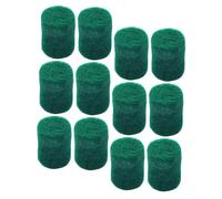Toyvian 12 Piezas Columna de Fieltro para Saxófono Verde 8x11mm, Accesorios de Reparación Duraderos para Saxofonistas, Herramienta de Posicionamiento para Claves, Repuestos Profesionales