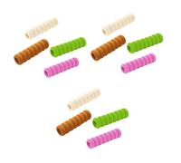 Toyvian 12 Piezas Cubierta De La Manija De La Puerta Anti Estático Protector De Decoración Hecho a Mano Cubierta De Manijas Para Refrigerador Niño Espiral Cubierta Del Parachoques