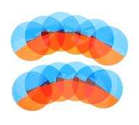 Toyvian 12 Piezas Películas de Corrección de Color para Luces Filtros Adhesivos para Iluminación Ambiental Compatibles con Faros Focos LED y Tiras de Luz Resistentes la Degradación para