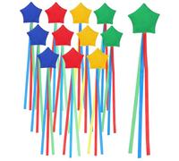 Toyvian 12 Piezas Star-Shaped Bean Bags For Lightweight Tossing Toy For Team Building Carnival Beach and Indoor Outdoor Games Creative Fun Activity Supplies