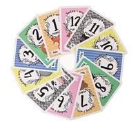 Toyvian 12 Piezas Tarjetas De De Animales Para Bebés Tarjetas Mensuales De Accesorios De Fotografía Para Bebés De Doble Cara