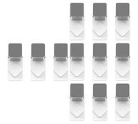 Toyvian 12 Piezas Tope De Puerta Tapón De La Puerta Del Bebé Parachoques De Puertas De Automóviles Tapón De Puerta a Prueba De Bebés Parada Clip De Silicona Niño Abdominales