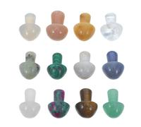 Toyvian 12 Unidades Adorno de Cristal Forma de Seta Estilo Nórdico y Japonés, Fácil Mantenimiento y Acento Decorativo para Lectura y Decoración de Mesa