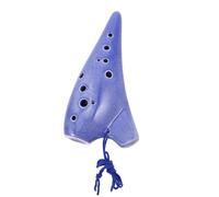 Toyvian 12agujero Ocarina De Cerámica De Instrumento Musical Chino De Do Bolsa De Almacenamiento Para Estudiantes y Principiantes