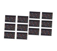 Toyvian 12hojas Pegatinas De Escala Para Ukelele Accesorios Prácticos Para Aprender Ukelele Etiquetas De Notas Para Principiantes Decal