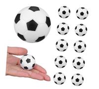 Toyvian 12piezas Bolas De Futbolín Balones De Fútbol De Mesa para Futbolín Repuestos para Competencias Deportivas y Decoraciones