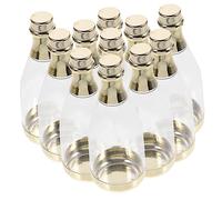 Toyvian 12piezas Cajas De Dulces De Champán Para Bodas y Despedidas De Soltera Botellas Pequeñas Para Dulces Para Shower y Fiestas