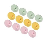 Toyvian 12piezas Cepillo Costra Láctea Del Masajeador De Silicona Cabelludo Cepillo Exfoliante Champú y Baño