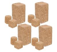 Toyvian 12piezas Modelo De Pajar Artificial Miniatura De Paja De Madera Decorativa Fardos De Paja Pequeños para Decoración De Casa Jardín Manualidades De Cosecha De Otoño