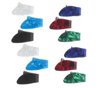 Toyvian 12piezas Púas de Guitarra Pulgar Púas Medianas de Celuloide para Guitarra Acústica Banjo Ukelele Arpa para Fingerstyle