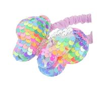 Toyvian 14 Piezas Coleteros Elásticos para Niñas con Lazo de Purpurina y Diseño de Suaves y Resistentes Accesorios para Coleta Alta Bebés y Niñas Pequeñas