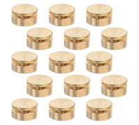 Toyvian 15 Piezas Eje Giratorio para Decoración de Uñas Amuletos para Uñas 3d Dorado 5mm Metálico Rodamientos, Rotación Mejorada para Manicura Profesional, Mujeres y Niñas