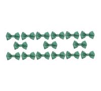 Toyvian 15 Piezas Horquilla Pinzas Para El Cabello Infantil Arco Irlandés Decoraciones Verdes Pasadores Con Lazo De Purpurina Regalo De Bebe Chicas Pajarita Verde Truco Bebé Sastrería Tela