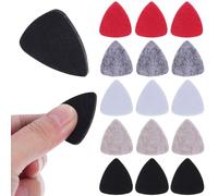 Toyvian 15 Piezas Púas de fieltro de colores púa de guitarra portátil selecciones de fieltro de lana guitar picks púas guitarra plumillas de guitarra accesorios de guitarra púa de ukelele
