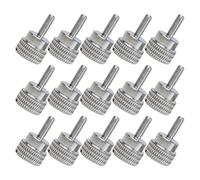 Toyvian 15 Tornillos para Prensatelas de Máquina de Coser Doméstica Tornillos de Fijación de Acero Moleteados Juego de Accesorios para Cambio Rápido y Ajuste Preciso del Prensatelas