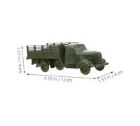 Toyvian 16 Piezas Mini Car Toys Realistic Military Truck Models For Table Display Pocket Sized Precision Engineered Vehicles For Collectors and Dioramas