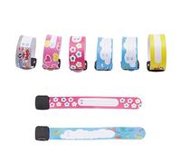 Toyvian 16 Piezas Muñequera Pulsera Anti-perdida Pulsera Impermeable Niño Dibujos Animados