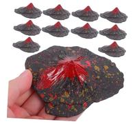 Toyvian 16piezas De Volcán De Estatua Simulada De Plástico Juguete Científico para Enseñar Geografía