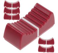 Toyvian 18piezas Perillas De Potenciómetro Planas Para Sustitución De Ejes De Deslizamiento De Guitarra Profesional y Práctico Compatible y Reguladores De Volumen