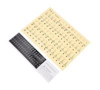 Toyvian 1bolsa Pegatinas para Teclado Creativas de Introducción al Piano Pegatinas Prácticas para Teclas de Piano Calcomanía para Principiantes Adorno Casa o Escuela