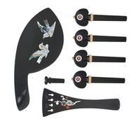 Toyvian 1juego Accesorios Para Violín De Reemplazo De Clavijas y Descanso De Barbilla Para Reparaciones y Mejoras Instrumentos Musicales