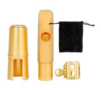 Toyvian 1juego Boquilla De Saxofón Tapa Protectora y Clip Accesorios Para Saxofonistas Sonido Melódico y Elegante Diseño