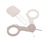 Toyvian 1juego Cortaúñas Niño Niña Seguro y Eficaz Kit De Tijeras Para Uñas Infantiles Protección Antideslizante Para Recién Nacidos Cuidado De Uñas y Preciso