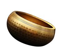 Toyvian 1juego Cuencos Para y Yoga Juego Completo De Sonido Zen Bastón Almohadilla y Caja Amarilla Hecho Mano Nepal