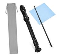 Toyvian 1juego Flauta Soprano Varilla De Limpieza y Paño Partituras Inglés y Bolsa De Almacenamiento Para Principiantes