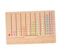 Toyvian 1juego Juguetes Educativos De Matemáticas para Tablero De Enseñanza para Desarrollo Cognitivo De Habilidades De Cálculo y Coordinación Manual para Aprendizaje
